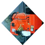 Industrial furnace - proportional gas burner